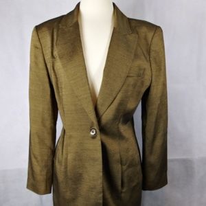 Dana Buchman Gold Suit